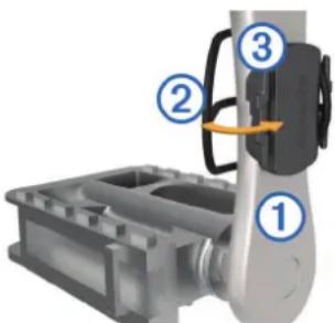GARMIN Speed Sensor - De cadanssensor installeren - 1