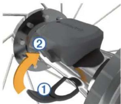 GARMIN Speed Sensor - Installation du capteur de vitesse - 1