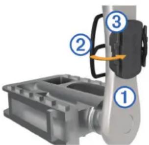 GARMIN Speed Sensor - Poljinanturin asentaminen - 1