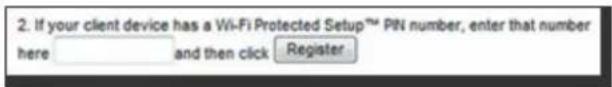 LINKSYS RE6700 - Connecting with the client device's PIN - 1