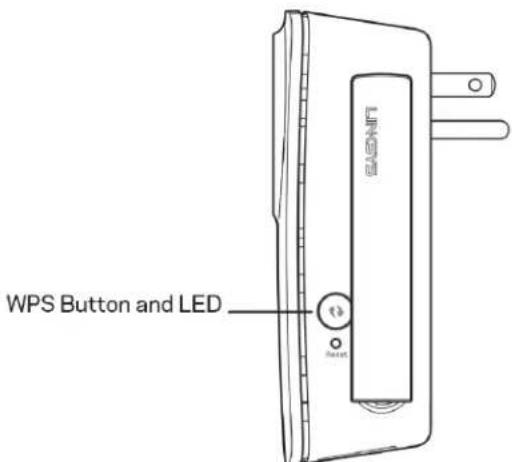 LINKSYS RE6700 - Connecting with the Wi-Fi Protected Setup Button - 1
