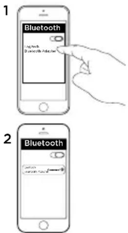 LOGITECH Bluetooth Audio Adapter - Lägga till enheter - 1