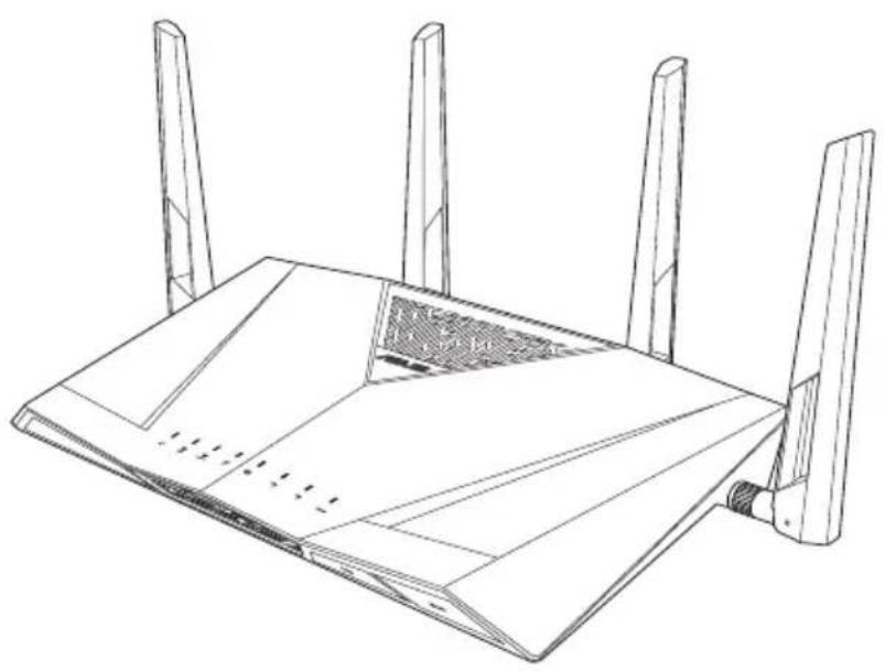 ASUS RTAX88U - Routeur Gigabit Wi-Fi à double bande AX6000 - 1