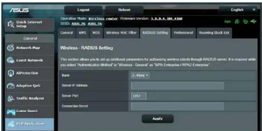 ASUS RTAX88U - Service RADIUS - 1