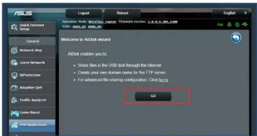 ASUS RTAX88U - Pour utiliser AiDisk : - 1