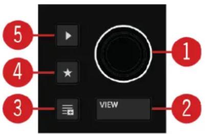 NATIVE INSTRUMENTS Traktor Kontrol S4 MK3 - Contrôles Browse - 1