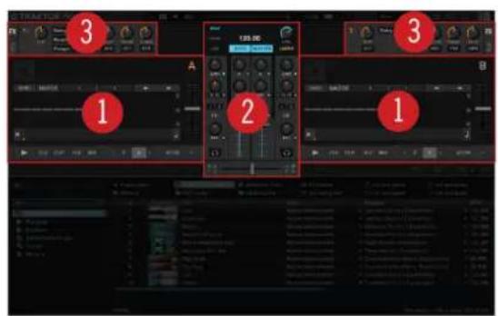 NATIVE INSTRUMENTS Traktor Kontrol S4 MK3 - Concept de contrôle du S4 et de TRAKTOR - 2