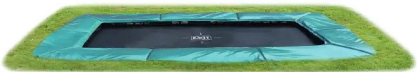 EXIT Supreme Gound Level 244 x 427 cm - Trampoline - 1