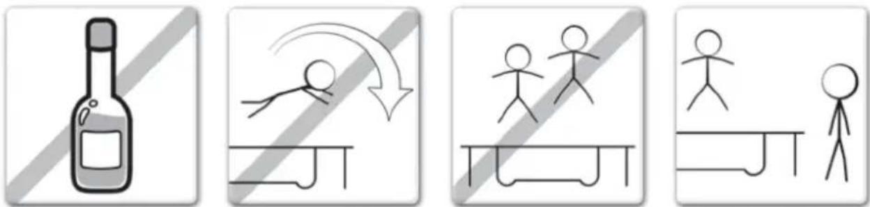EXIT Supreme Gound Level 244 x 427 cm - ADVISORY PRECAUTIONS WHILST USING THE TRAMPOLINE - 1
