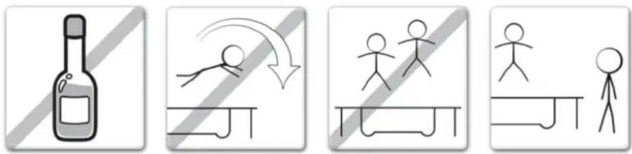 EXIT Supreme Gound Level 214 x 366 cm - ADVISORY PRECAUTIONS WHILST USING THE TRAMPOLINE - 1