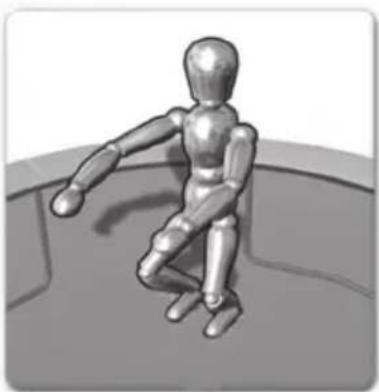 EXIT Supreme Gound Level 214 x 366 cm - Use of the trampoline - 1