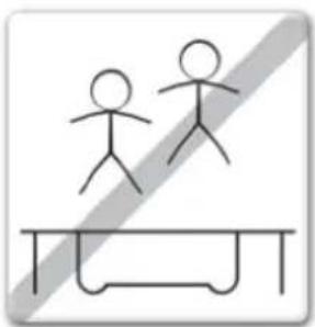 EXIT Supreme Gound Level 366cm - ADVISORY PRECAUTIONS WHILST USING THE TRAMPOLINE - 3