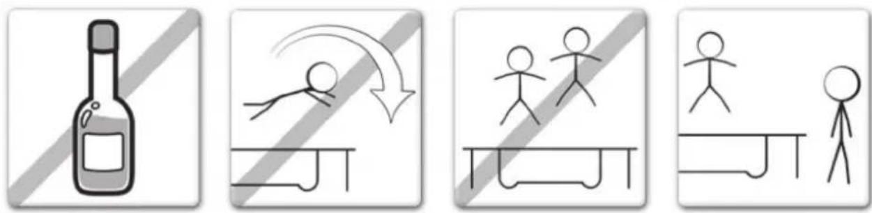 EXIT Supreme Gound Level 366cm - RÄDGIVENDE FORHOLDSREGLER MENS TRAMPOLINEN ANVENDES - 1