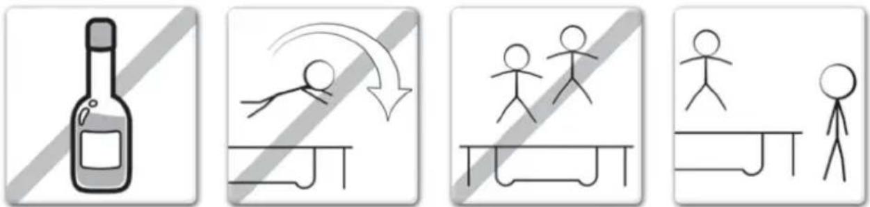EXIT Supreme Gound Level 305cm - ADVISORY PRECAUTIONS WHILST USING THE TRAMPOLINE - 1