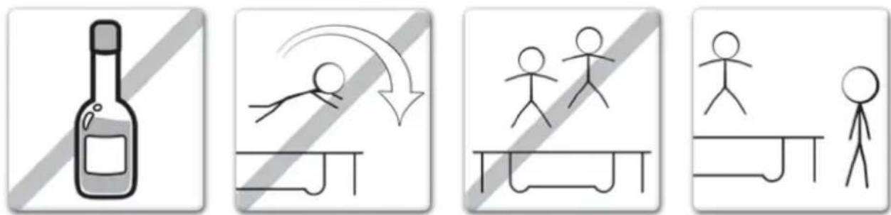 EXIT Supreme Gound Level 427cm - VORSICHTSMASSNAHMEN FÜR DEN GEBRAUCH DES TRAMPOLINS - 1