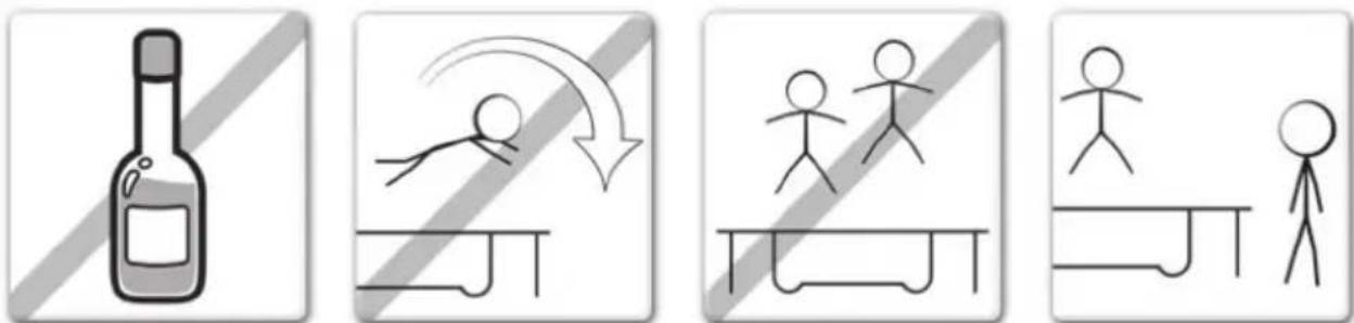 EXIT Elegant Economy 214 x 366 cm - PRECAUTIONS À RESPECTER LORS DE I'UTILISATION DU TRAMPOLINE - 1