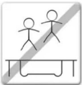 EXIT Elegant Economy 214 x 366 cm - VORSICHTSMASSNAHMIEN FÜR DEN GEBRAUCH DES TRAMPOLINS - 3