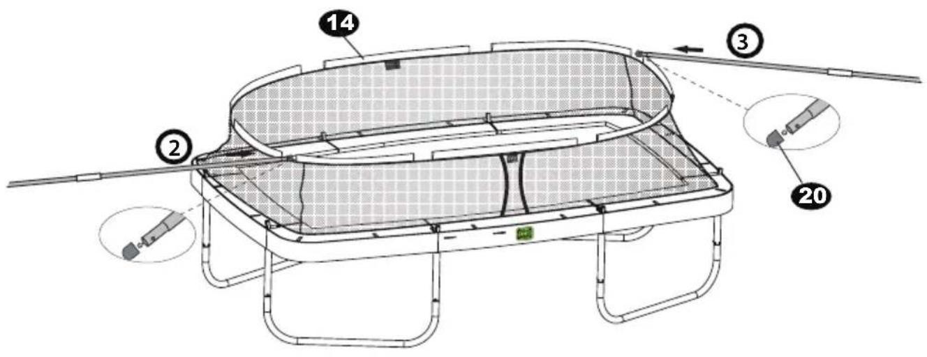 EXIT Elegant Economy 214 x 366 cm - Elegant Deluxe Safetynet - 4