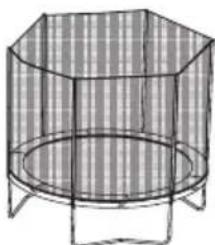 EXIT Twist 305 cm - Trampoline + Safety Net - 2