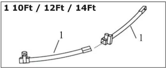 EXIT Twist 305 cm - Schritt 1 - 2