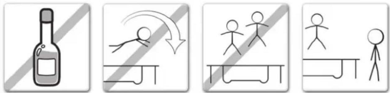 EXIT Twist 305 cm - ADVISORY PRECAUTIONS WHILST USING THE TRAMPOLINE - 1