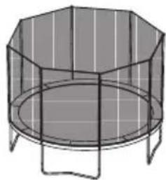EXIT Twist 305 cm - Trampoline + Safety Net - 3