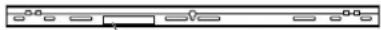 PANASONIC TYWK6P1RW - Parts used to assemble the wall-hanging bracket - 2