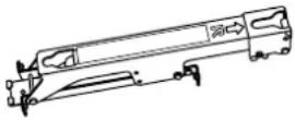PANASONIC TYWK6P1RW - Parts used to assemble the wall-hanging bracket - 4