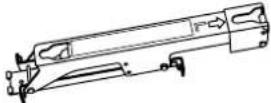 PANASONIC TYWK6P1RW - Bauteile der Wandhalterung - 4