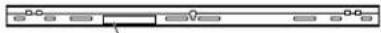 PANASONIC TYWK6P1RW - Bauteile der Wandhalterung - 3