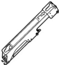 PANASONIC TYWK5P1RW - TY-WK5P1RW Wandhalterung (Typ mit einstellbarem Winkel) Bauteile der Wandhalterung - 3