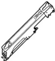 PANASONIC TYWK5P1RW - TY-WK5P1RW Wandhalterung (Typ mit einstellbarem Winkel) Bauteile der Wandhalterung - 4
