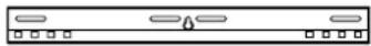 PANASONIC TYWK5P1RW - TY-WK5P1RW Wandhalterung (Typ mit einstellbarem Winkel) Bauteile der Wandhalterung - 1