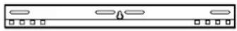 PANASONIC TYWK5P1RW - TY-WK5P1RW Applique de fixation au mur (Type à angle réglable) Pièces utilisées pour monter l'applique de fixation au mur - 1