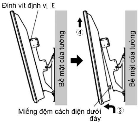 PANASONIC TYWK5P1RW - Cách thức tháo dỗ TV plasma khởi giá dỗ treo tường - 1