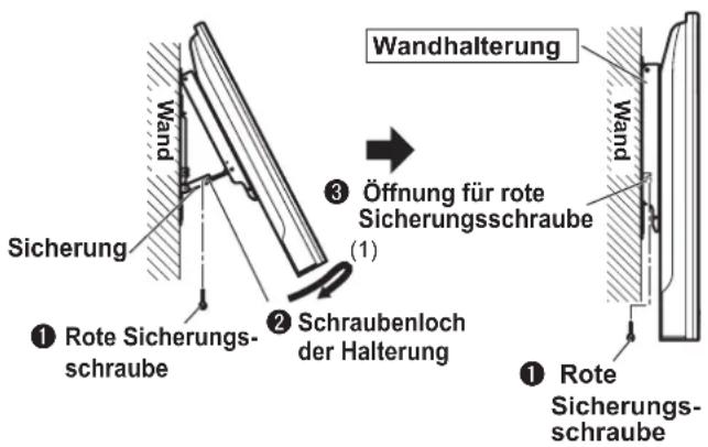 PANASONIC TYWK42PV4W - Abnehmen des Plasma-Fernsehers. - 3