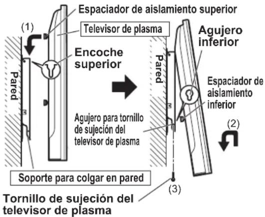 PANASONIC TYWK42PV4W - Extracción del televisor de plasma. - 1