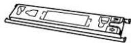 PANASONIC TYWK42PV20 - Bauteile der Wandhalterung - 3