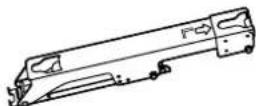 PANASONIC TYWK42PR20 - Piezas realizadas para ensambar el soporte para colgar en pared - 2
