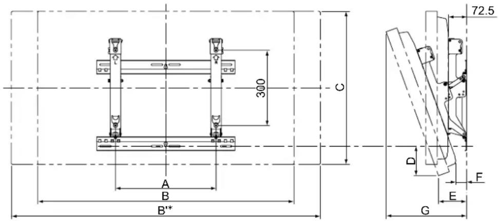 PANASONIC TYWK42PR20 - 外形寸法圖 - 1