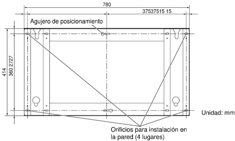 PANASONIC TYWK37PV3 - Verifique la fuerza del lugar de instalacion. - 1
