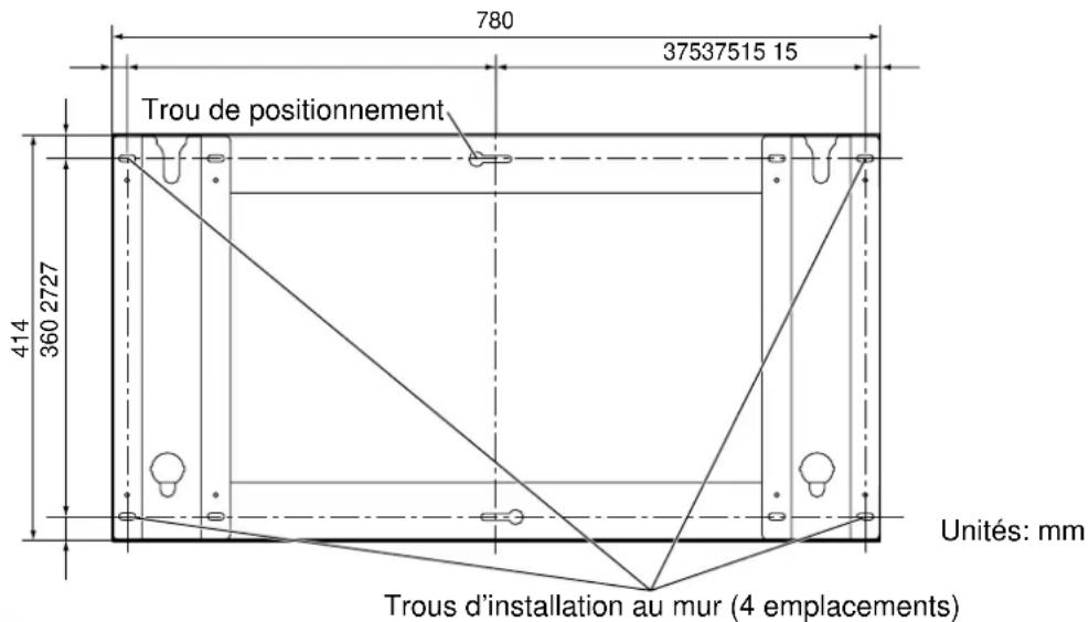 PANASONIC TYWK37PV3 - Vérifiez la solidité de l'emplacement d'installation. - 1