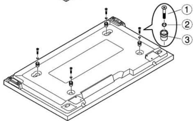PANASONIC TYWK37PV3 - Verwijdersen van de display - 3