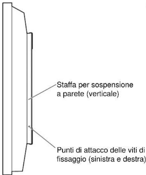 PANASONIC TYWK37PV3 - Fissare la staffa per sospensione a parete (vertical). - 1