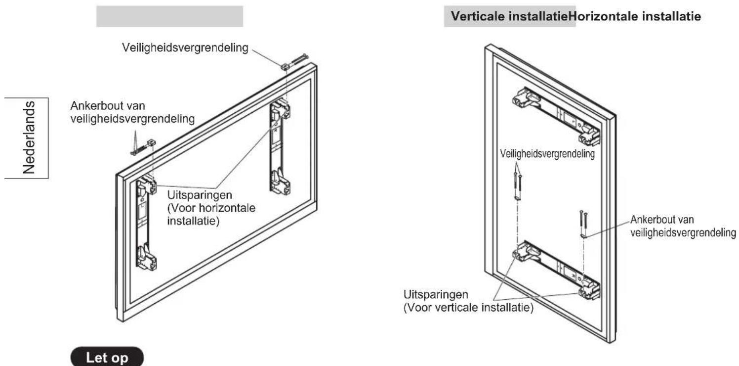 PANASONIC TYWK103PV9 - Vastzetten van het plasmascherm. - 1