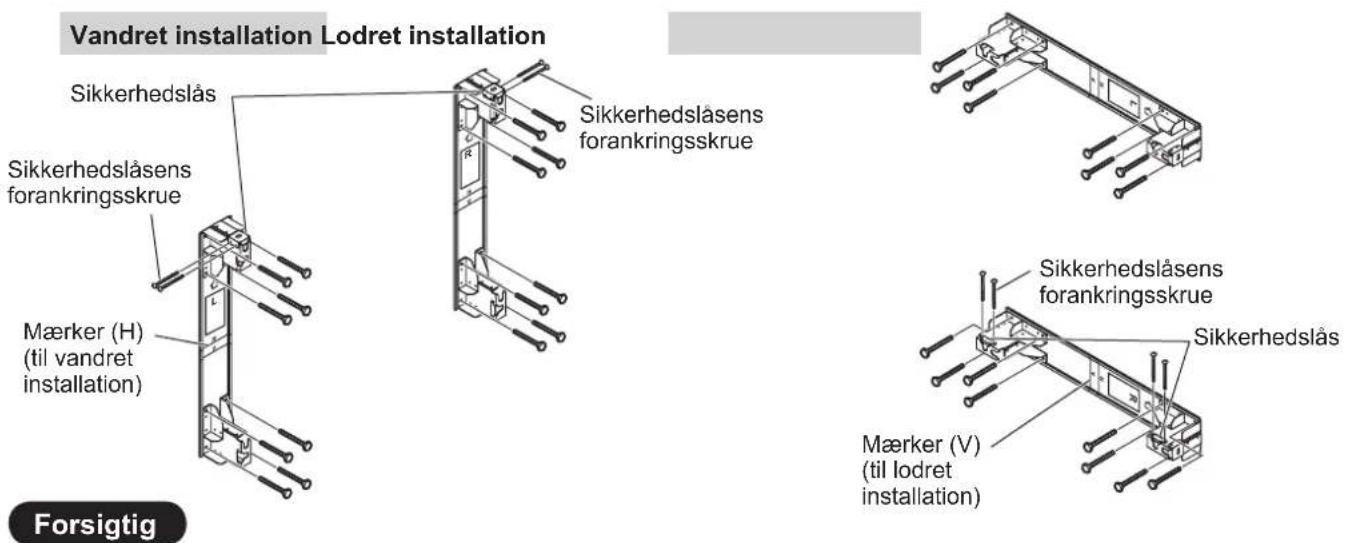 PANASONIC TYWK103PV9 - Montering af vægophænget på væggen. - 1