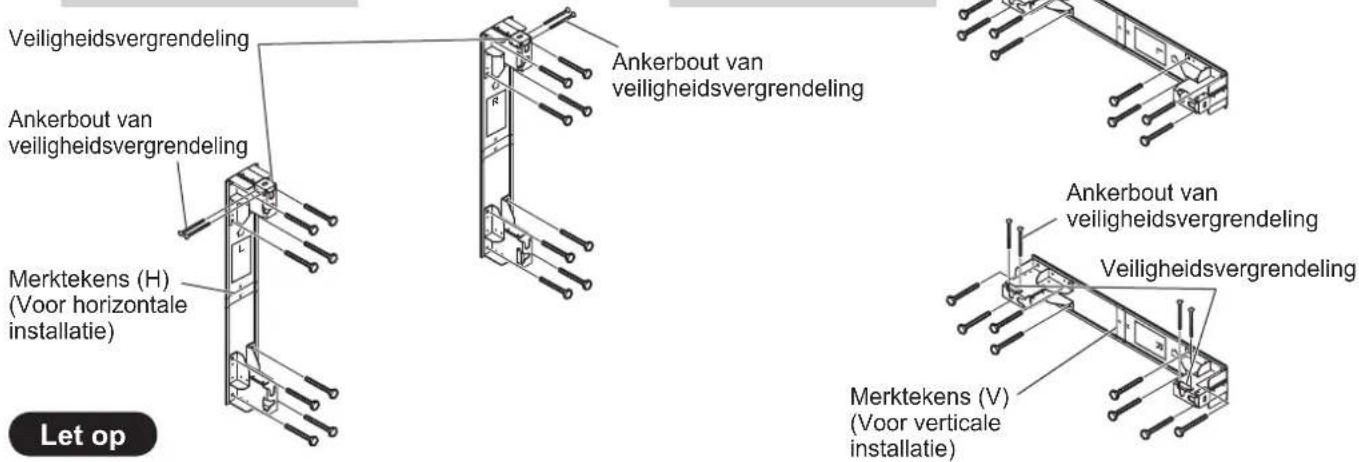 PANASONIC TYWK103PV9 - Bevestig de muurbevestigingssteun aan de muur. - 1