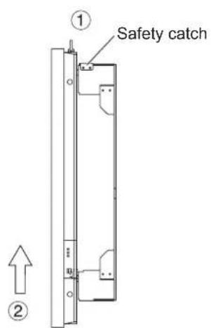 PANASONIC TYWK103PV9 - Removing the display - 1