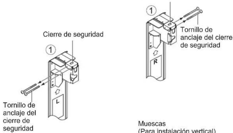 PANASONIC TYWK103PV9 - Instale la pantalla en el soporte para colgar en pared. - 1