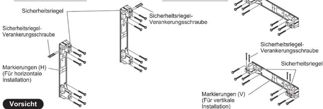 PANASONIC TYWK103PV9 - Bringen Sie die Wandhalterung an der Wand an. - 1